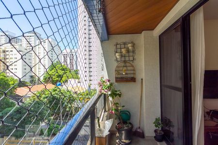 Varanda da Sala de apartamento à venda com 3 quartos, 113m² em Moema, São Paulo