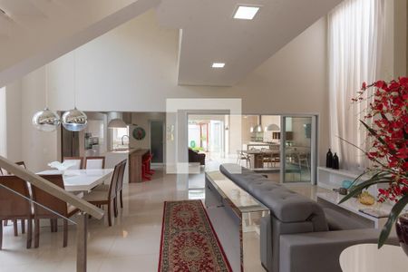 Sala de Estar de casa de condomínio à venda com 4 quartos, 300m² em Swiss Park, Campinas