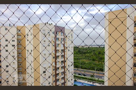 Vista Sala de apartamento à venda com 3 quartos, 76m² em Brigadeira, Canoas