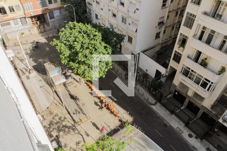 Vista da Sala/Quarto de kitnet/studio para alugar com 1 quarto, 45m² em Copacabana, Rio de Janeiro