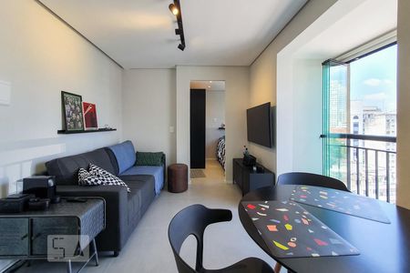 Sala de apartamento para alugar com 1 quarto, 28m² em Sé, São Paulo