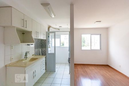 Sala/Cozinha de apartamento para alugar com 1 quarto, 35m² em Jardim Ibitirama, São Paulo