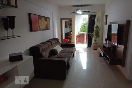 Sala  de apartamento à venda com 3 quartos, 98m² em Barra da Tijuca, Rio de Janeiro