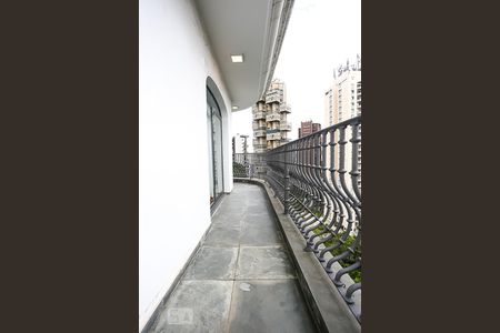 Varanda da Sala em L de apartamento para alugar com 4 quartos, 256m² em Vila Andrade, São Paulo