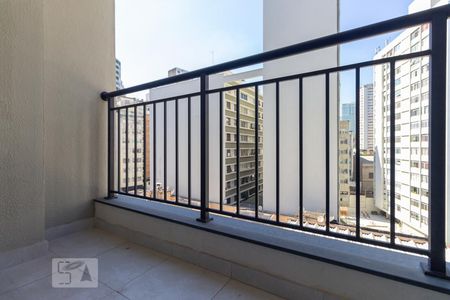 Varanda de apartamento para alugar com 1 quarto, 28m² em República, São Paulo