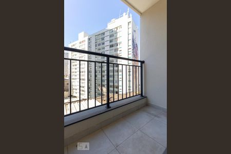 Varanda de apartamento para alugar com 1 quarto, 28m² em República, São Paulo