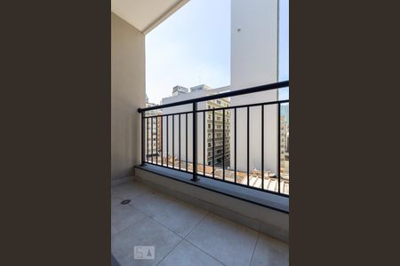 Varanda de apartamento para alugar com 1 quarto, 28m² em República, São Paulo