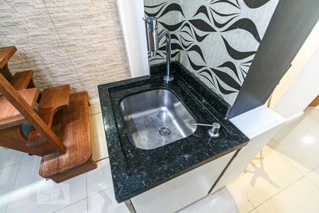 Cozinha de casa à venda com 1 quarto, 89m² em Guarujá, Porto Alegre