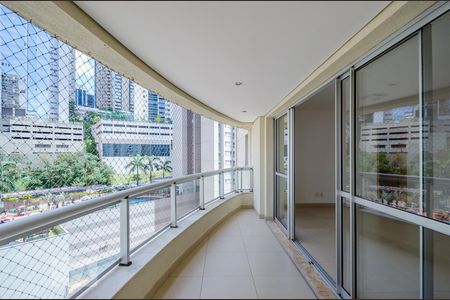 Varanda da Sala de apartamento para alugar com 3 quartos, 104m² em Vila da Serra, Nova Lima