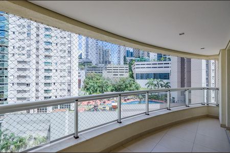 Varanda da Sala de apartamento para alugar com 3 quartos, 104m² em Vila da Serra, Nova Lima