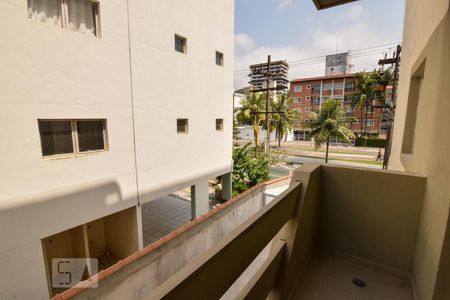 Varanda da Sala de apartamento para alugar com 1 quarto, 65m² em Parque Enseada, Guarujá