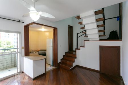 Sala de apartamento para alugar com 1 quarto, 47m² em Lourdes, Belo Horizonte