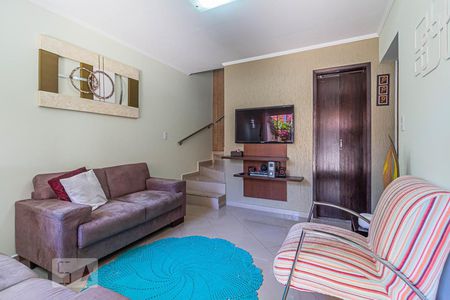 Sala de casa à venda com 3 quartos, 74m² em Campestre, Santo André