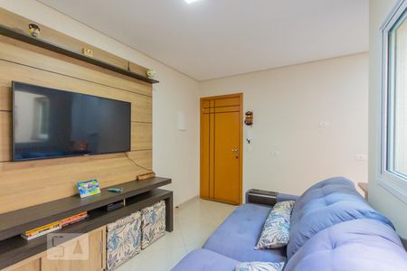 Sala de apartamento à venda com 2 quartos, 59m² em Jardim Paraíso, Santo André