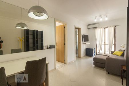 Sala de apartamento para alugar com 1 quarto, 41m² em Vila Andrade, São Paulo