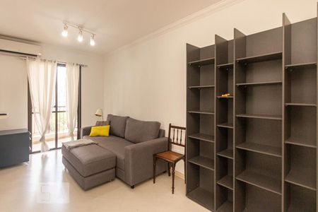 Sala de apartamento para alugar com 1 quarto, 41m² em Vila Andrade, São Paulo