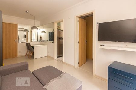 Sala de apartamento para alugar com 1 quarto, 41m² em Vila Andrade, São Paulo