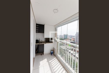 Varanda - Sala de apartamento para alugar com 3 quartos, 72m² em Campestre, Santo André