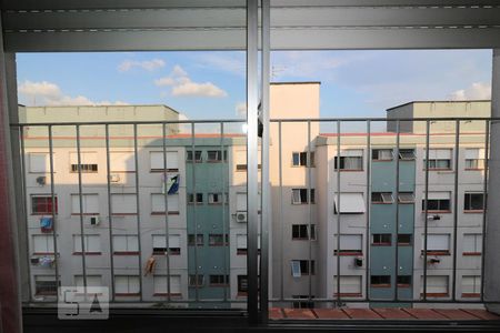 Vista da Sala de apartamento à venda com 3 quartos, 66m² em Sarandi, Porto Alegre