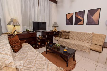 Sala de apartamento para alugar com 1 quarto, 55m² em Parque Enseada, Guarujá