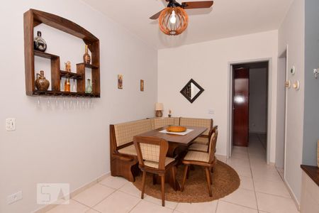 Sala de apartamento para alugar com 1 quarto, 55m² em Parque Enseada, Guarujá