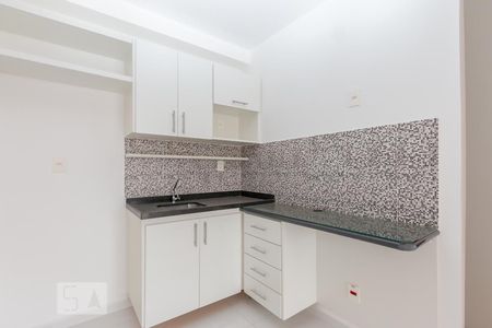 Sala/Cozinha de apartamento para alugar com 1 quarto, 45m² em Campo Belo, São Paulo