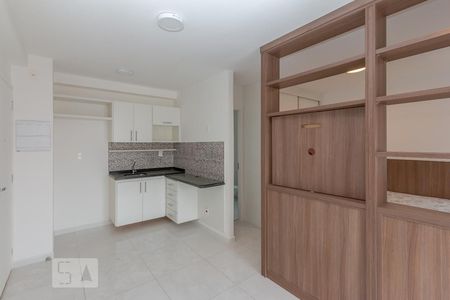 Sala/Cozinha de apartamento para alugar com 1 quarto, 45m² em Campo Belo, São Paulo