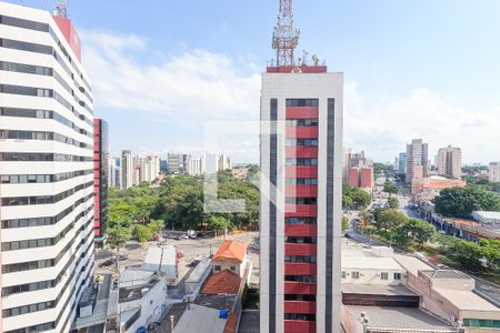Vista da Varanda da Sala de kitnet/studio para alugar com 1 quarto, 38m² em Mirandópolis, São Paulo