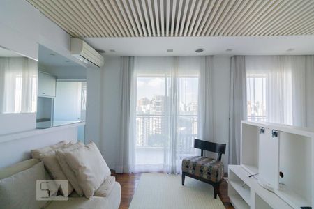 Sala de apartamento para alugar com 1 quarto, 48m² em Vila Nova Conceição, São Paulo