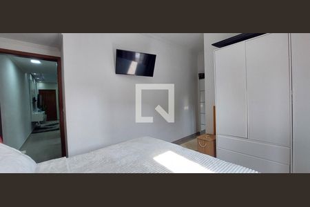 Quarto 1 suíte de apartamento à venda com 2 quartos, 55m² em Vila Valparaiso, Santo André