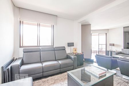 Sala de estar e Sala de TV de apartamento à venda com 4 quartos, 150m² em Campo Belo, São Paulo