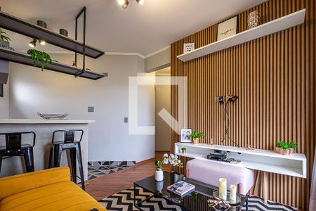 Sala/Cozinha de apartamento para alugar com 1 quarto, 50m² em Paraíso, São Paulo