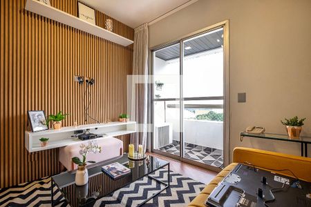 Sala/Cozinha de apartamento para alugar com 1 quarto, 50m² em Paraíso, São Paulo