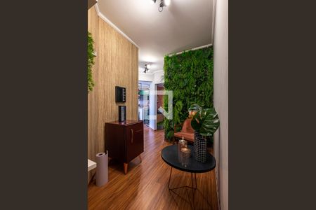 Sala/Cozinha - Hall de Entrrada de apartamento para alugar com 1 quarto, 50m² em Paraíso, São Paulo