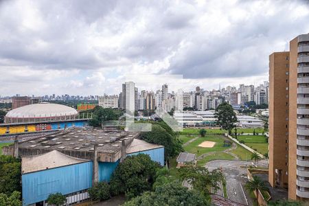 Sala/Cozinha - Vista de apartamento para alugar com 1 quarto, 50m² em Paraíso, São Paulo