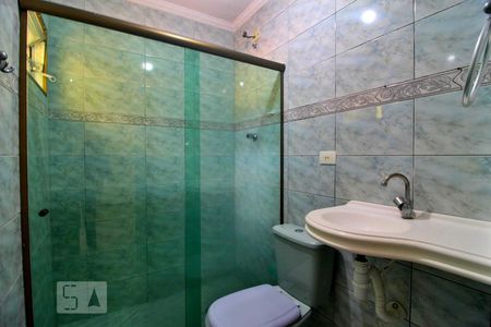 Banheiro da Suíte de casa à venda com 2 quartos, 87m² em Vila Guarani, Santo André