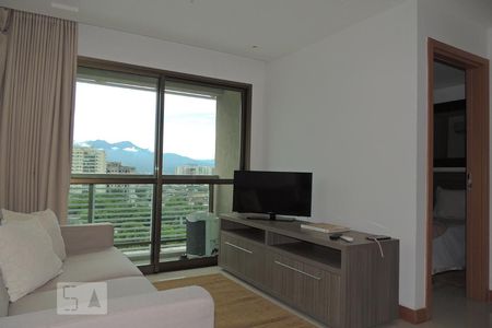 Sala de apartamento para alugar com 1 quarto, 46m² em Jacarepaguá, Rio de Janeiro