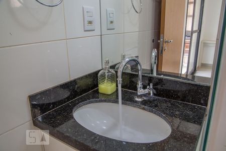 Banheiro - pia de kitnet/studio para alugar com 1 quarto, 42m² em Nova Aliança, Ribeirão Preto