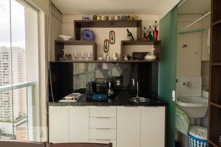 Varanda gourmet de apartamento à venda com 2 quartos, 76m² em Aclimação, São Paulo