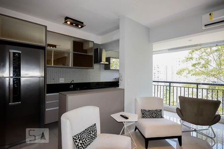 Sala de kitnet/studio para alugar com 1 quarto, 38m² em Vila Andrade, São Paulo