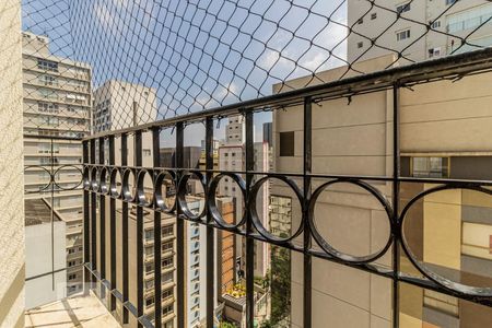 Sala - Sacada de apartamento à venda com 1 quarto, 45m² em Consolação, São Paulo