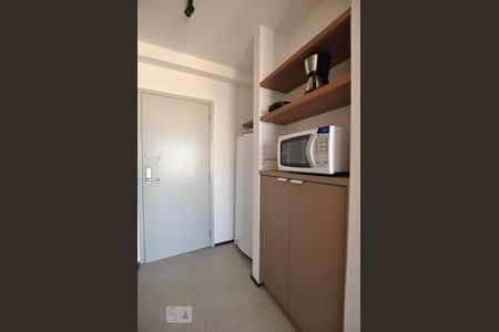 Cozinha de apartamento para alugar com 1 quarto, 26m² em Vila Mariana, São Paulo