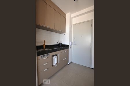 Cozinha de apartamento para alugar com 1 quarto, 26m² em Vila Mariana, São Paulo