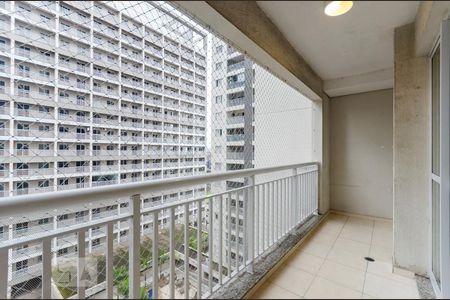 Varanda de apartamento para alugar com 1 quarto, 50m² em Vila Mathias, Santos