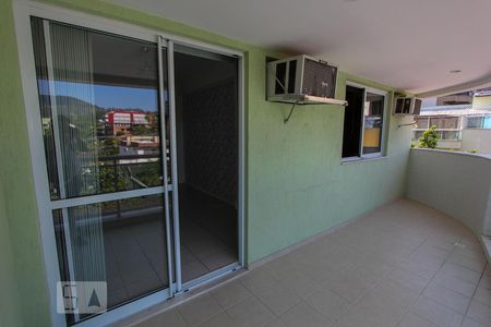 Varanda da Sala de apartamento para alugar com 3 quartos, 92m² em Jacarepaguá, Rio de Janeiro