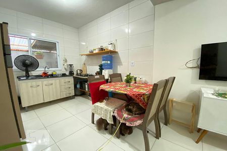 Sala de Jantar de casa de condomínio à venda com 2 quartos, 55m² em Rondônia, Novo Hamburgo