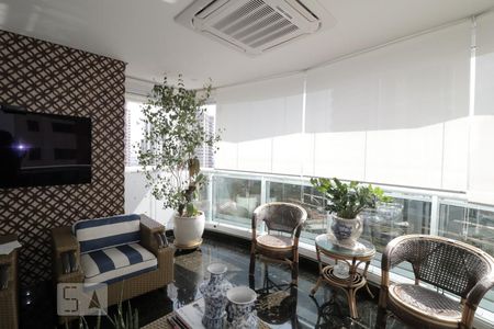 Varanda da Sala de apartamento à venda com 4 quartos, 257m² em Jardim Analia Franco, São Paulo