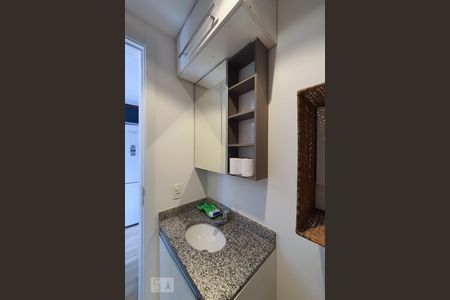 Studio para alugar com 27m², 1 quarto e sem vaga Studio para alugar com 27m², 1 quarto e sem vagaBanheiro