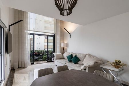 Sala de apartamento à venda com 1 quarto, 78m² em Itaim Bibi, São Paulo