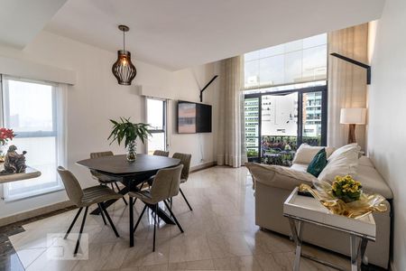 Sala de apartamento à venda com 1 quarto, 78m² em Itaim Bibi, São Paulo